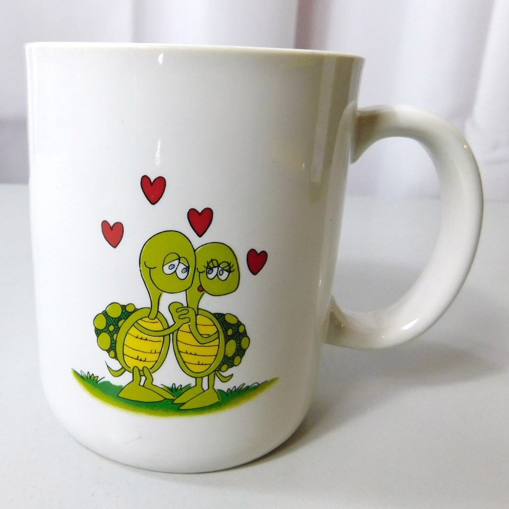 My Little Turtle Love Coffee Mug White Ceramic